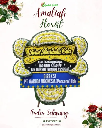 Papan Bunga Duka di Amandanom